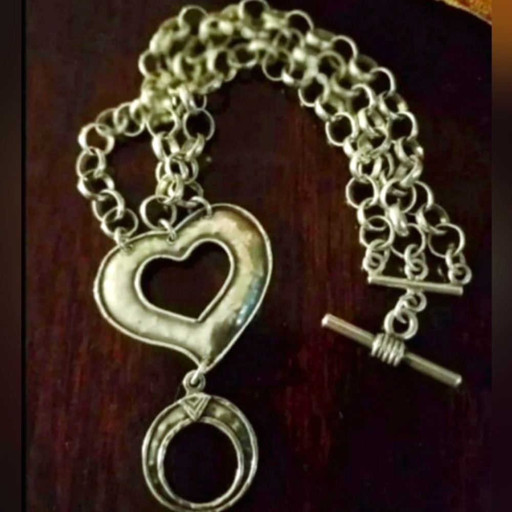 Silpada Sterling Silver Heart Bracelet